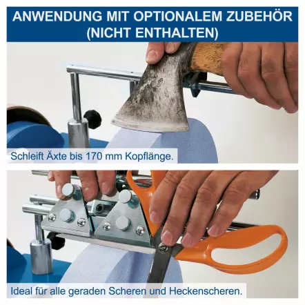 Pack Affûteuse TIGER 2500 + KIT 1 OFFERT : Dispositifs V-40, V-120, V-160