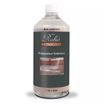 RUBIO MONOCOAT - Exterior Woodcleaner - Préparateur Extérieur - Dégriseur écologique (incolore)