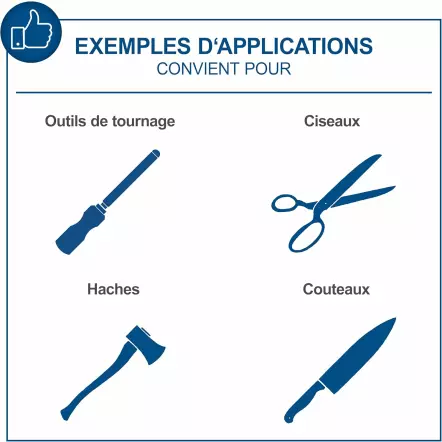 Pack Affûteuse TIGER 2500 + KIT 1 OFFERT : Dispositifs V-40, V-120, V-160