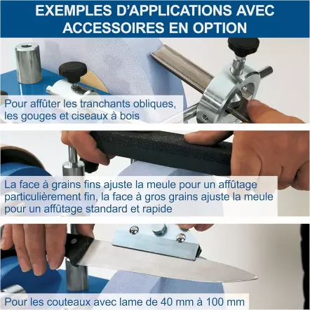 TIGER 2500 - Affûteuse à Eau - Meule Ø 250 x 50 mm - 200W