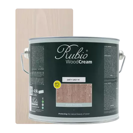 WoodCream - Crème Cire colorée Extérieure - Déperlante et anti-UV