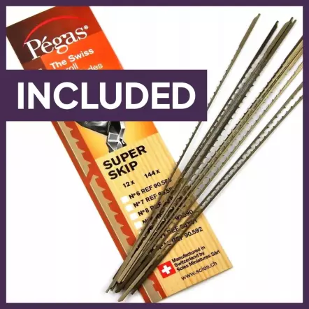 SCF16CE - Scie à chantourner Semi-Professionnelle - Col de cygne 406 mm - Flash by Pégas