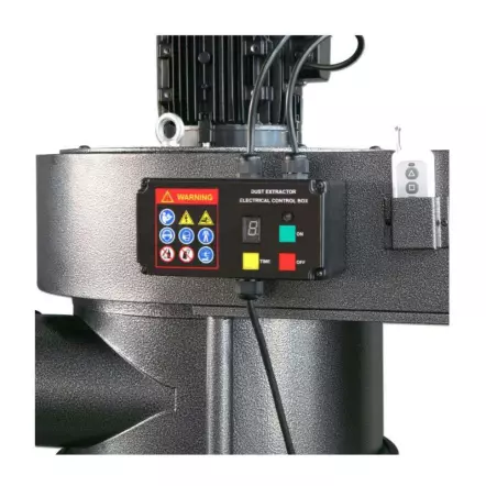 HOLZPROFI MAKER - AC150 - Système d'Aspiration Cyclone Double Filtration 150L / 1350 m3 / heure - 230 V / 1500 W (2CV)