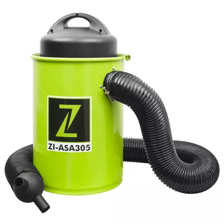 ZI-ASA305 - Aspirateur Tonneau 50 Litres + Raccord d'aspiration petits diamètres - 1100 W