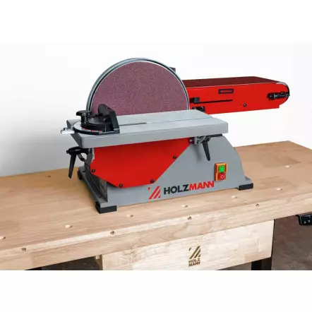 BT1220TOP - Ponceuse combinée à bande et à disque 750 W - 230V - HOLZMANN