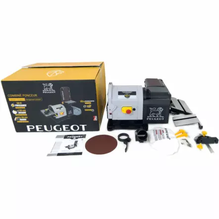 ENERGYSAND-200ASP - Combiné ponceur 500 W 915x100mm ø200mm avec aspiration intégrée Dust Wizard