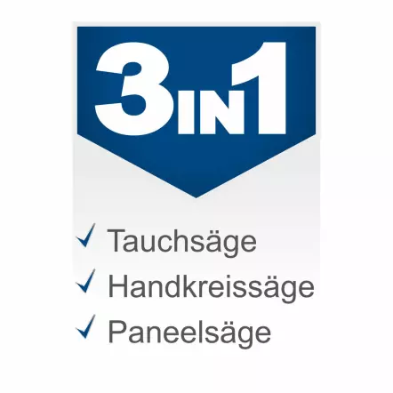 PL55 - Scie plongeante 1200 W (2 x rails 700 mm, 1 lame Ø 160mm 24 dents + accessoires)