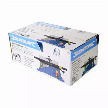 SILVERLINE - Mini Dégauchisseuse d'établi - Largeur de dégau 150 mm - 1800 W