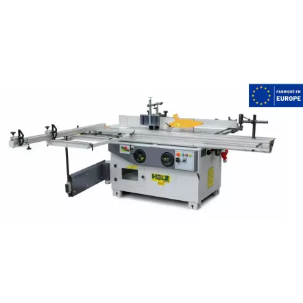 TSP2000E - Toupie scie circulaire avec chariot 2000 mm - 230 V - Fabrication Europe - HOLZPROFI