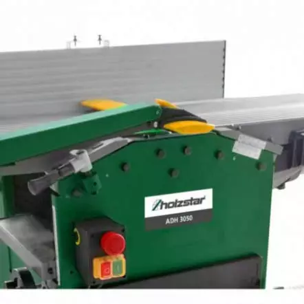 HOLZSTAR - ADH 3050 - Dégauchisseuse-Raboteuse avec Aspiration et socle intégrés - Largeur Rabot 305 mm 230V 1800W