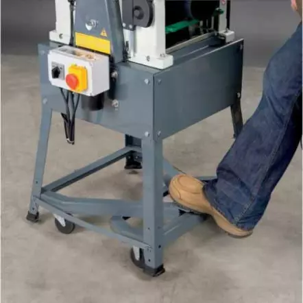 HOLZSTAR - ADH 260 - Dégauchisseuse-Raboteuse d'Atelier avec Support à roulettes intégré - Largeur rabot 260 mm