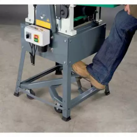 HOLZSTAR - ADH 260 - Dégauchisseuse-Raboteuse d'Atelier avec Support à roulettes intégré - Largeur rabot 260 mm