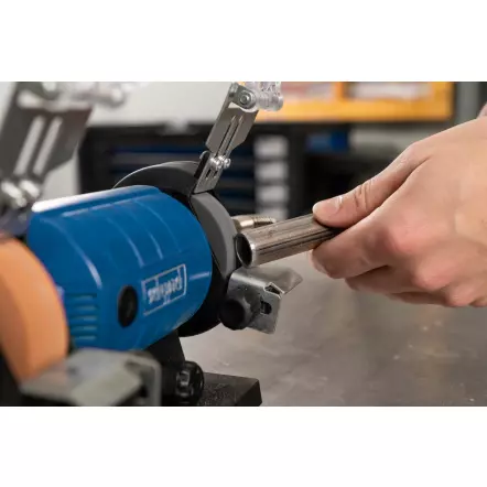 HG35 - Touret double avec arbre flexible - 2 meules ø75x20 mm + coffret 103 Accessoires !