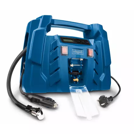 AIR FORCE 5 - Compresseur portatif 12V/230V Pression 8 bar max. + kit d'accessoires 5 pcs