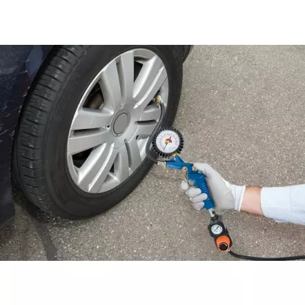 AIR CASE - Compresseur portatif 2L 1100W Pression 8 bar max. + 12 accessoires !