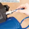 HC06 - Compresseur - 8 bar Réservoir 6 L Sans huile - Comprend un kit d'accessoires 5 pièces et un tuyau de 5 m - 7