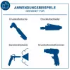 HC52DC - Compresseur d'air bi-cylindre  50L 230V 50Hz 2200W 3CV 412 L/min. - 5