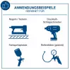 HC550TC - Compresseur 230 V - 10 bar 100 L 3 CV - Débit d'aspiration : 550 l/min - Socle mobile - 2