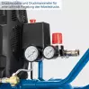 HC25Si - Compresseur ultra-silencieux - Puissance : 1 100 W Pression de service : 8 bars - Capacité : 24 L - 5