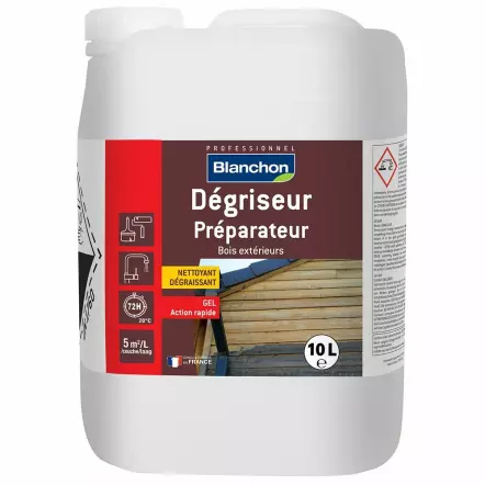 Dégriseur Préparateur Bois extérieurs - Contenance 1 L, 1,5 L , 2,5 L ou 10 L