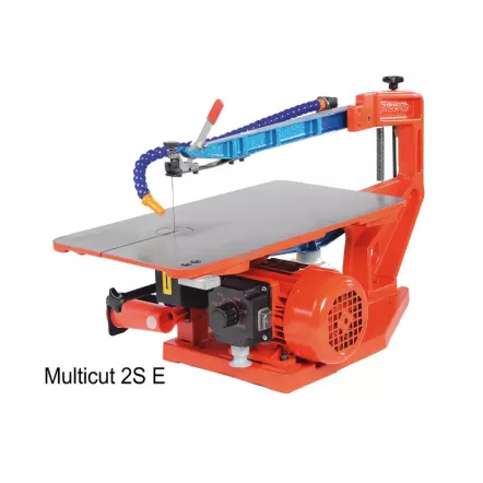 HEGNER - MULTICUT-2S E Scie à chantourner avec variateur - Col de cygne 460 mm - 230V 100W 400 à 1400 tr/min.