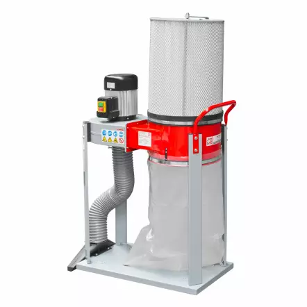 ABS1500FF Aspirateur copeaux à cartouche filtrante 230V 750W Ø100 mm - 60 L