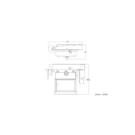 HOLZPROFI MAKER - ES6108 - Ponceuse de chants oscillante 230V ou 400V