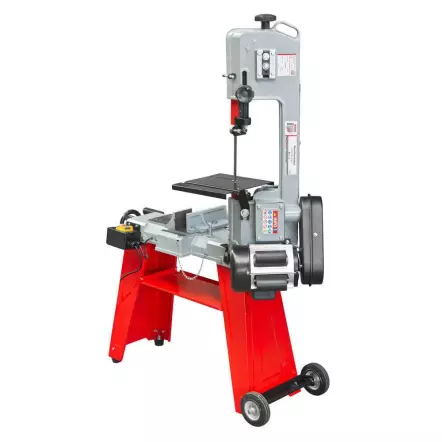HOLZMANN - BS115 - Scie à Ruban métal sur Socle à Roulettes - Capacité de coupe 110 mm - 230V 550W