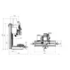 OPTIMUM - BF 20L VARIO - Fraiseuse à Métaux avec Variateur de Vitesse - 230V - Perçage max. 20 mm - 4