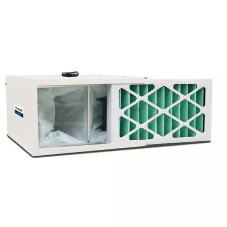 HOLZKRAFT - LFS 101-3 - Système de Filtration d'Air d'Atelier - 100W - Débit Max. 765 m3/heure