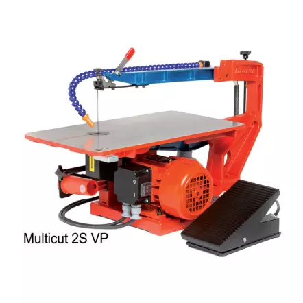 HEGNER - MULTICUT-2S VP avec Variateur au Pied - Col de Cygne 460 mm - 230V 100W 400 à 1400 tr/min.