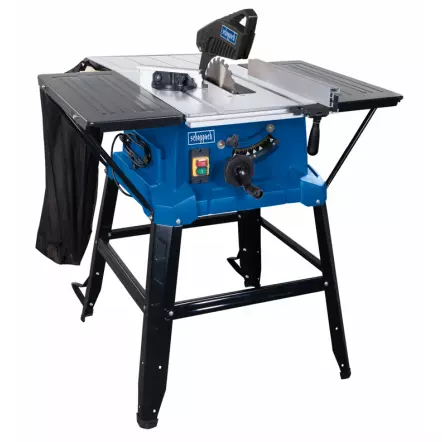SCHEPPACH - HS110 - Scie Circulaire sur Table - Hauteur de coupe 83 mm - 2ème lame + 3 rallonges de tables OFFERTS
