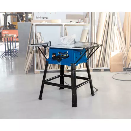 SCHEPPACH - HS110 - Scie Circulaire sur Table - Hauteur de coupe 83 mm - 2ème lame + 3 rallonges de tables OFFERTS