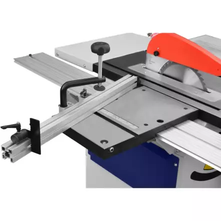 TS250 - Scie sur table Circulaire avec Chariot 1500 mm et rallonges doubles - Hauteur de coupe 80 mm