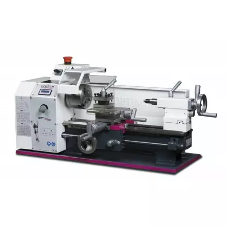 OPTIMUM - TU 2004 V - Tour à Métaux compact 300 mm avec vitesse variable Haute Qualité