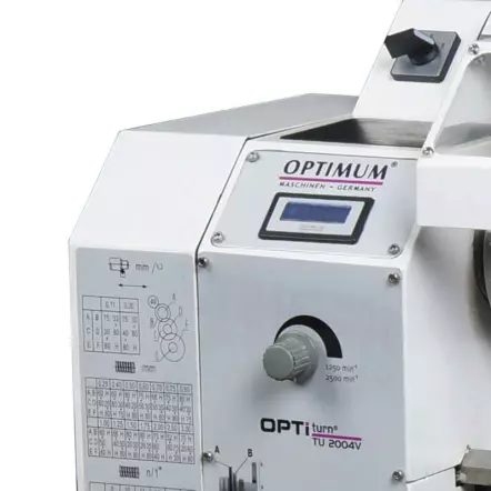 OPTIMUM - TU 2004 V - Tour à Métaux compact 300 mm avec vitesse variable Haute Qualité
