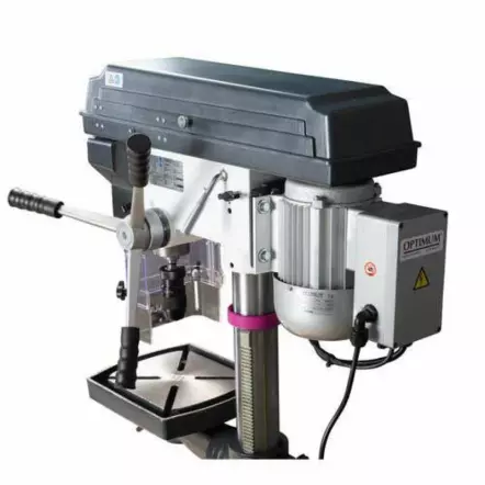 OPTIMUM - Pack D33 Pro - Perceuse à Métaux d'atelier avec étau et coffret de 25 forets - 230V ou 400V - 1100 W