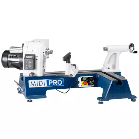MIDI PRO - Tour à Bois Modulaire 450 mm avec poupée principale pivotante et mobile - 735 W