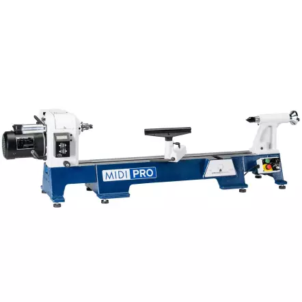 MIDI PRO - Tour à Bois Modulaire 450 mm avec poupée principale pivotante et mobile - 735 W