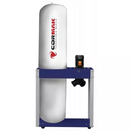 CORMAK - FM340 - Aspirateur à Copeaux 3200 m3/heure - 190 Litres - 1500 W - 230 ou 400 V