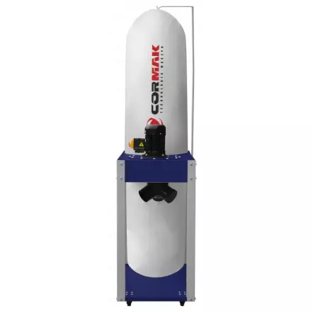 CORMAK - FM340 - Aspirateur à Copeaux 3200 m3/heure - 190 Litres - 1500 W - 230 ou 400 V