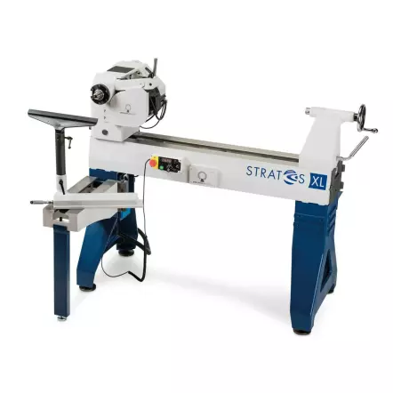 DRECHSELMEISTER - STRATOS XL - Tour à Bois d'atelier 780 mm avec tête pivotante et variateur de fréquence - 2200 W