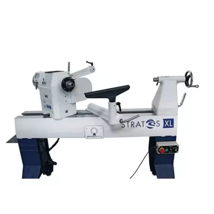 DRECHSELMEISTER - STRATOS XL - Tour à Bois d'atelier 780 mm avec tête pivotante et variateur de fréquence - 2200 W
