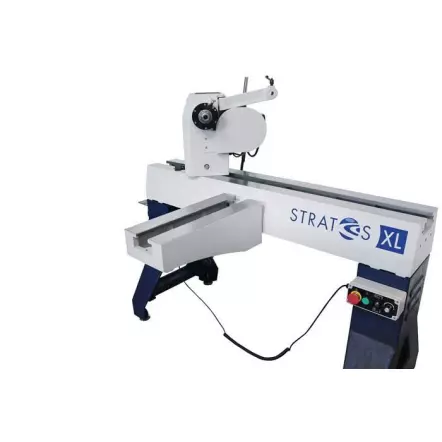 DRECHSELMEISTER - STRATOS XL - Tour à Bois d'atelier 780 mm avec tête pivotante et variateur de fréquence - 2200 W