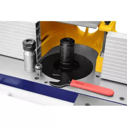 CORMAK - SH30 - Mini Toupie d'atelier 3 vitesses avec arbre interchangeable - Puissance 1500 W