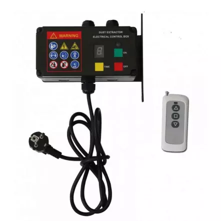 FM-RC - Système de démarrage par télécommande pour aspirateur à copeaux