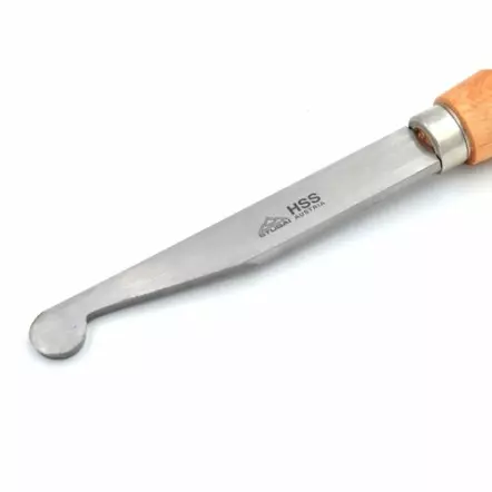 STUBAI - Grattoir coudé arrondi - Largeur 15 ou 25 mm