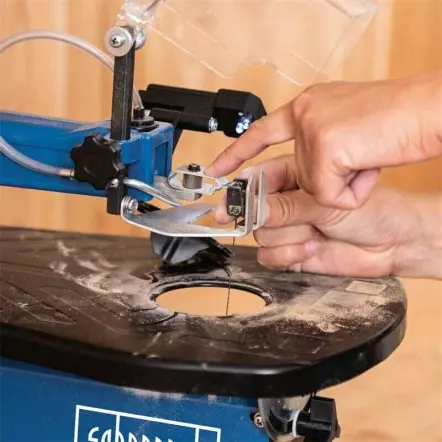 SCHEPPACH - DECO-SWITCH - Scie à chantourner avec pédale de variation de vitesse - Puissance 90 W