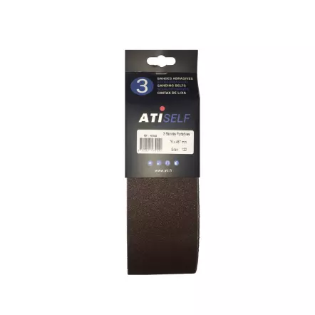 ATI - Bandes sans fin 75 mm x 457 mm pour le bois et métal en Grain de 40, 80 et 120