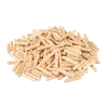 SILVERLINE - Chevilles en bois de bouleau pour fraiseuse (200 pcs) - Différentes dimensions disponibles - 1